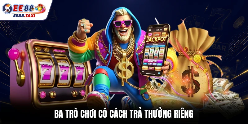 Ba trò chơi có cách trả thưởng riêng