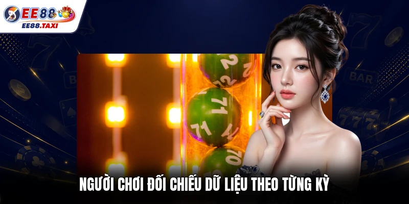 Người chơi đối chiếu dữ liệu theo từng kỳ