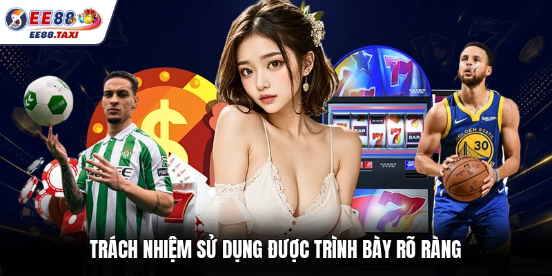 Trách nhiệm sử dụng được trình bày rõ ràng